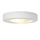 SLV PLASTRA 105 LED plafondlamp voor binnenverlichting | LED plafondlamp rond voor hal, badkamer, kinderkamer | 2x E27 (elk max. 25W) energie-efficiëntieklasse D-A+