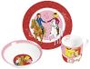 Bibi & Tina service enfant rouge 3 pièces porcelaine