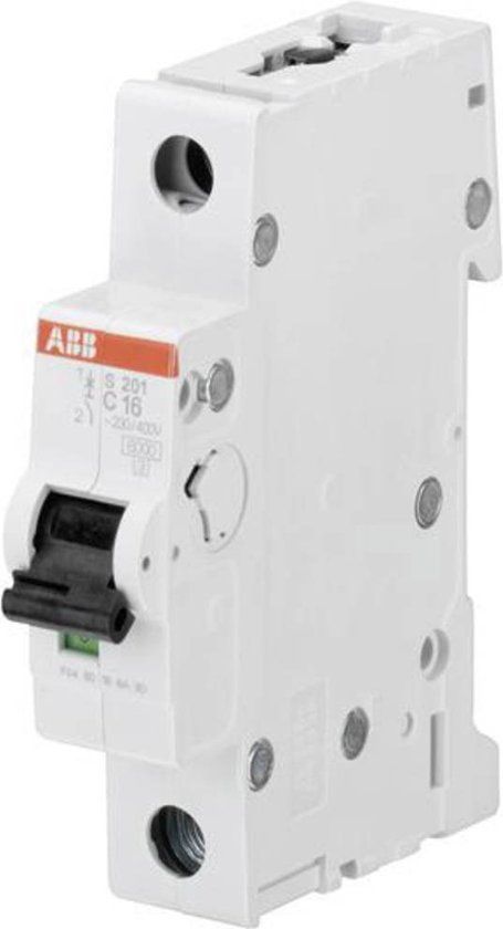 ABB S201-C6 Stroomonderbreker - 2CDS251001R0064 - Grijs/Zwart