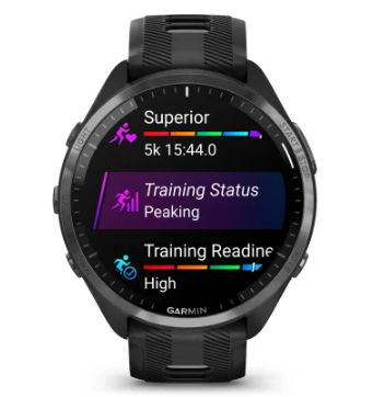 Garmin Forerunner 965 Smartwatch - 1.4" AMOLED Display - GPS - Black