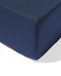 HEMA Drap-housse 180x200cm coton doux bleu foncé