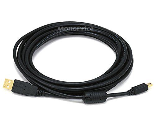Monoprice 105450 USB 2.0 A naar Mini-B Kabel - 4.57m