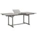 vidaXL Table de jardin (150-200)x100x75 cm acacia massif