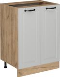 Vicco R-Line Keukenonderkast – 60 cm zonder werkblad Wit Landhuis