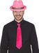 Boland Verkleedkleding setje 2 delig - roze - hoed en stropdas - heren en dames