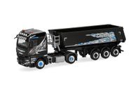 Herpa vrachtwagen model MAN TGX GM kipper-oplegger "Wagner Mitteleschenbach" (Beieren/Mitteleschenbach), schaal 1:87, voor diorama, modelbouw, verzamelobject, Made in Germany, kunststof