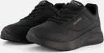 Skechers Uno Lite Sneakers Dames Zwart Synthetisch Maat 39