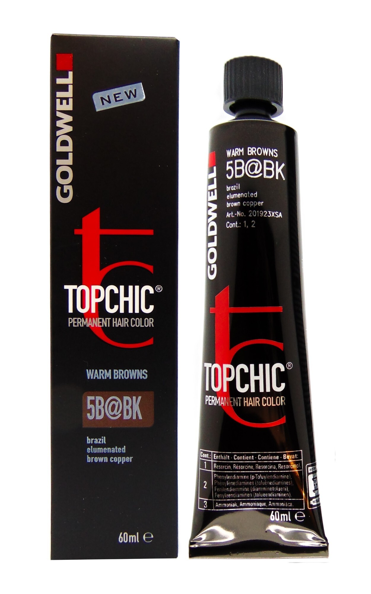 Goldwell Topchic The Red Collection Hair Color Tube 5B@BK 60ml