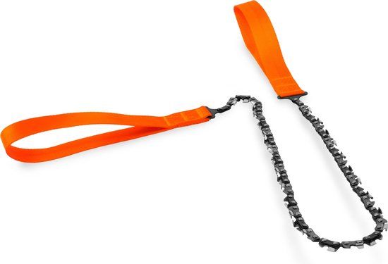 Handkettingzaag Trekzaag 104 cm Oranje - Scouting Outdoor Survival