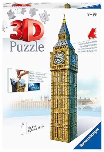 Ravensburger Big Ben - 3D Puzzel Gebouw - 216 Stukjes