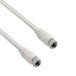 Coaxiale tv-kabel F-stekker naar stekker 10 m