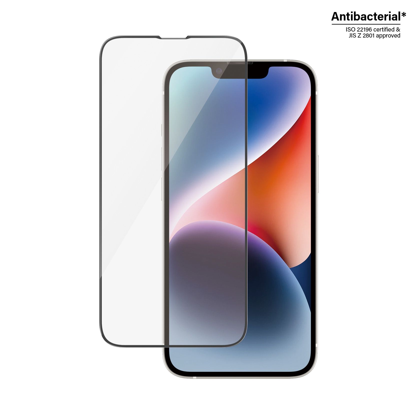 PanzerGlass Ultra-Wide Fit Screenprotector voor Apple iPhone 14 / 13 / 13 Pro - Glas
