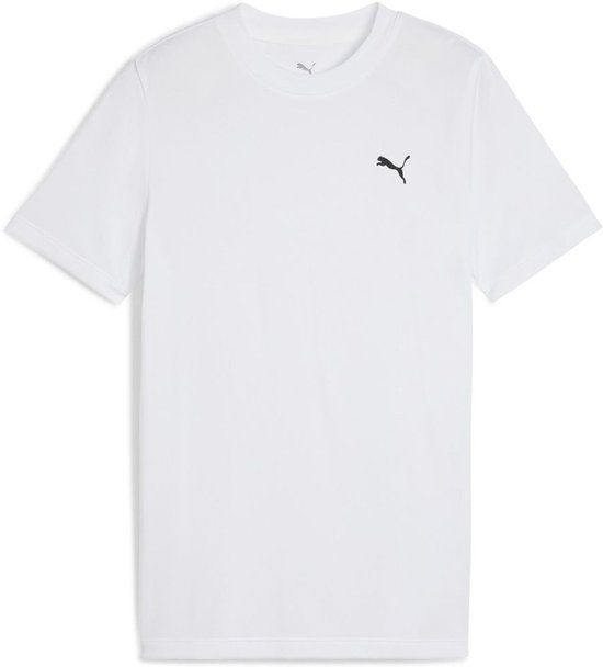 Puma kindershirt TAD ESS Tee B 526533 Wit Katoen Korte mouw Ronde hals Logo Regular Fit Mannen 140