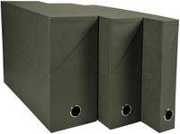 Exacompta archiefbox A4 karton 120mm donkergroen