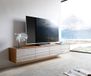 DELIFE TV-meubel Kleo Acacia natuur 200 cm 4 deuren zwevend lowboard