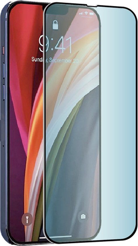 Muvit Gehard glas Geschikt voor Apple iPhone 14 Plus/13 Pro Max Anti blauw licht ultra-bestendig, Transparant