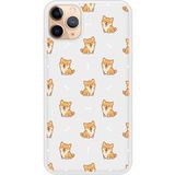 iPhone 11 Pro Shiba bedrukt siliconen hoesje