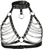 Poizen Industries Tallulah Harness Dames Gareel - zwart