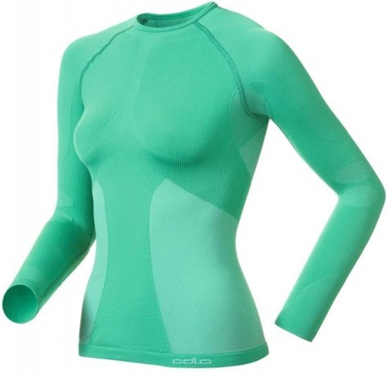 ODLO Evolution Set - Sportshirt/ broek - Dames - Groen - Maat XL