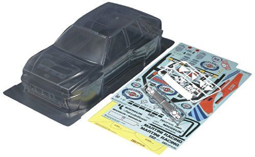 Tamiya 300051401 FIAT 51401 1:10 carrosserie Lancia Delta HF Integrale 186 mm ongelakt, niet uitgesneden