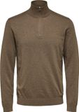 SELECTED HOMME SLHBERG HALF ZIP CARDIGAN NOOS Heren Trui - Maat S