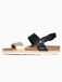 Bayton Sandalen met riem 'Tone' duifblauw / goud / zwart