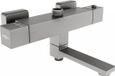 Mexen Cube thermostatische bad-douchekraan, graphite