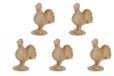 Décopatch AP169Cpack - Lot de 5 supports en papier brun pulpé 7,5x11,5x8,5 cm, Dinde