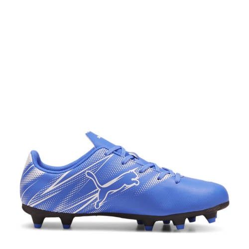 Puma Attacanto Junior Voetbalschoenen - Kobaltblauw/Wit
