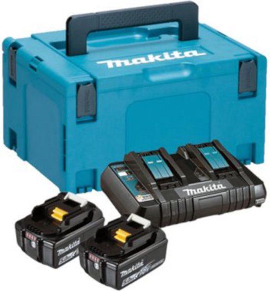 Makita 197629-2 18V 5000mAh Li-Ion Accu & Lader Set
