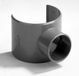 Dyka Zadelstuk PVC gris 80-75 x 50mm