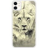 Lionne Verstevigd hoesje met sublimatie bedrukking, compatibel met Apple iPhone 11