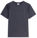 Tommy Hilfiger Heren T-shirt Korte Mouw Katoen Blauw L