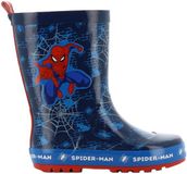 Leomil Spiderman - Kinder regenlaarzen - Blauw - Maat 31