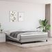 Pocketvering matelas medium king 193x203x20 cm stof lichtgrijs