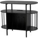 Costway Platine Vinyle LED avec prise (noir)