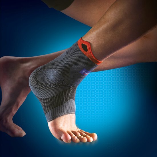 Thuasne Sport Enkelbandage - Large enkelomvang: 23-25 cm zie afbeelding voor maatvoering - Grijs