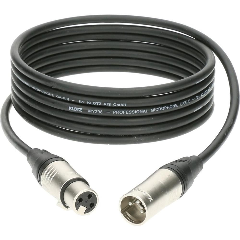 KLOTZ M1K1FM0500 Amphenol XLR 3P - XLR 3P microfoonkabel 5 meter