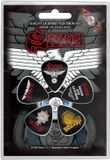 Rock Off Saxon - Wheels Of Steel Plectrum - Set van 5 - Multicolours
