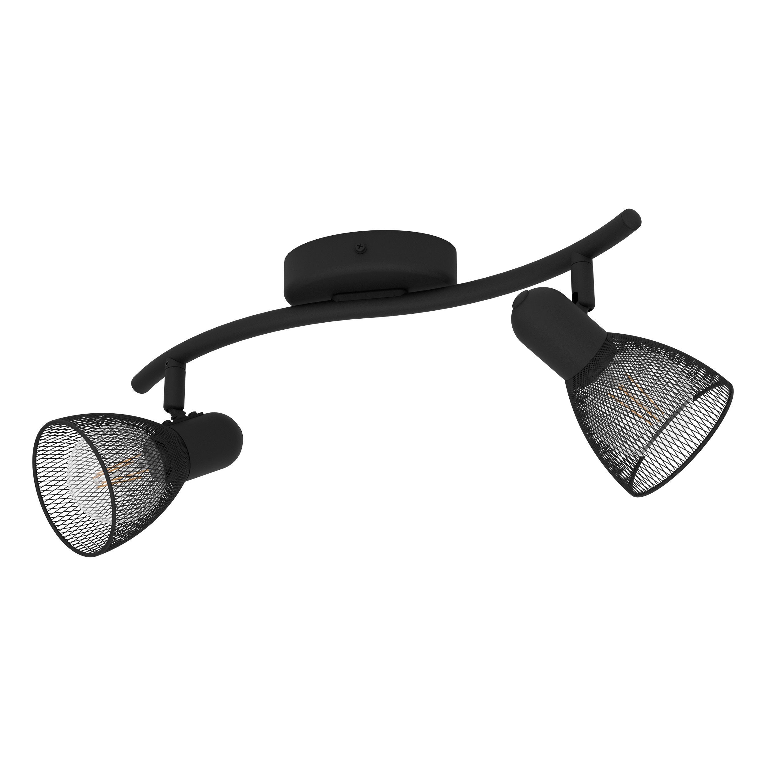 EGLO Carovigno Spot - Zwart - E14 - 40W - 36.5cm