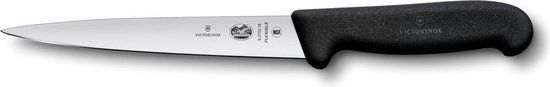Victorinox Vleesmes 18 cm - Zwart - Roestvrijstaal