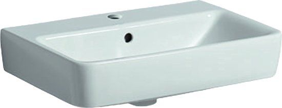 Geberit Renova Compact wastafel - 55x37cm - wit