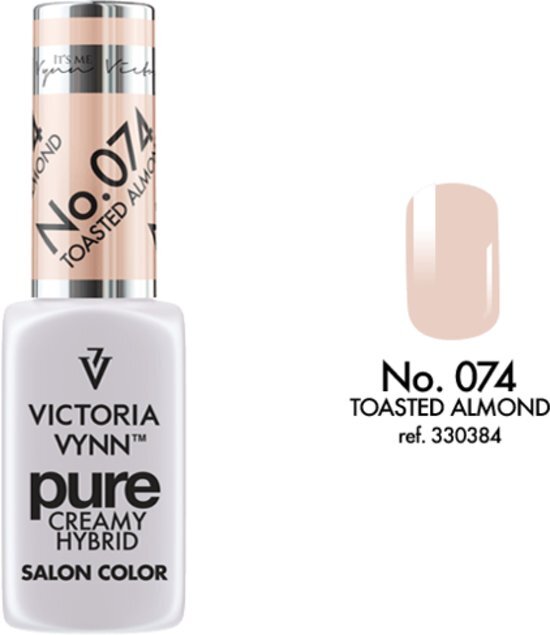 VICTORIA VYNNâ„¢ Gel Nagellak - Gel Polish - Pure Creamy Hybrid - 8 ml - Toasted Almond - 074