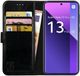Rosso Element Book Wallet Hoesje Geschikt voor Xiaomi Redmi Note 13 Pro Plus | Portemonnee | 3 Pasjes | Magneetsluiting | Stand Functie | Zwart