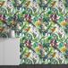 Papier peint panoramique motif fleurs tropicales 512 cm x 320 cm