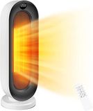 Ventilatorkachel, COOCHEER Ventilatorkachel, 2000 W, eco-energiebesparend, 100 graden oscillatie, timer 12 uur, thermostaat, oververhittings- en kantelbeveiliging, 3 modi, verwarming, thuis, kantoor