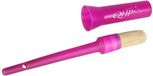 E essentials Q-essentials Paardenhoefborstel met deksel, Kunststof, Natuurhaar, Fuchsia