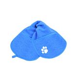 LOVE STORY Badhanddoek, microvezel, zeer absorberend, 2 zakken, 23 x 63 cm, blauw
