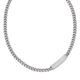 Emporio Armani EGS3303040 Heren Collier 48 cm - Zilverkleurig