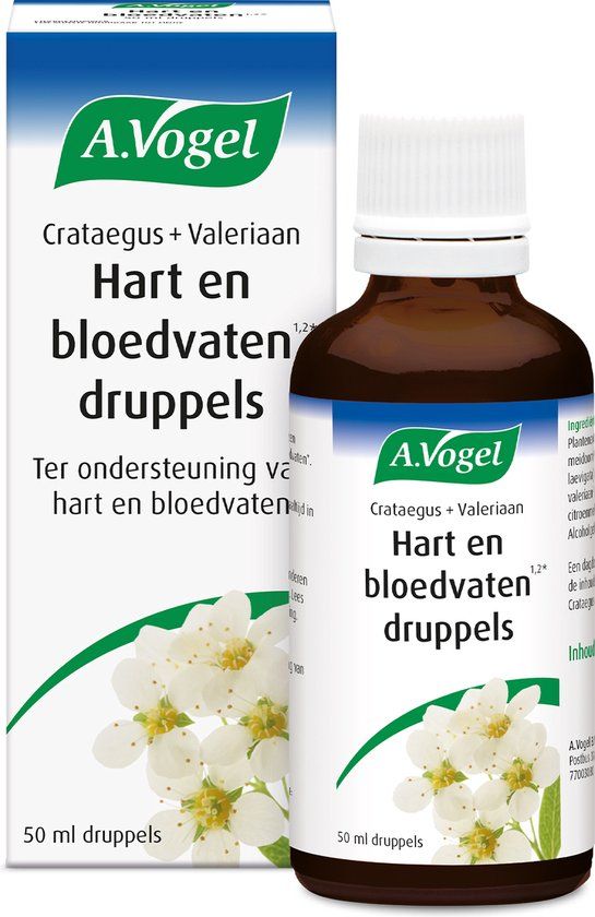 A.Vogel Crataegus + Valeriaan druppels - 50 ml